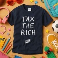 Tax The Rich AOC Kids T-Shirt thumb 3