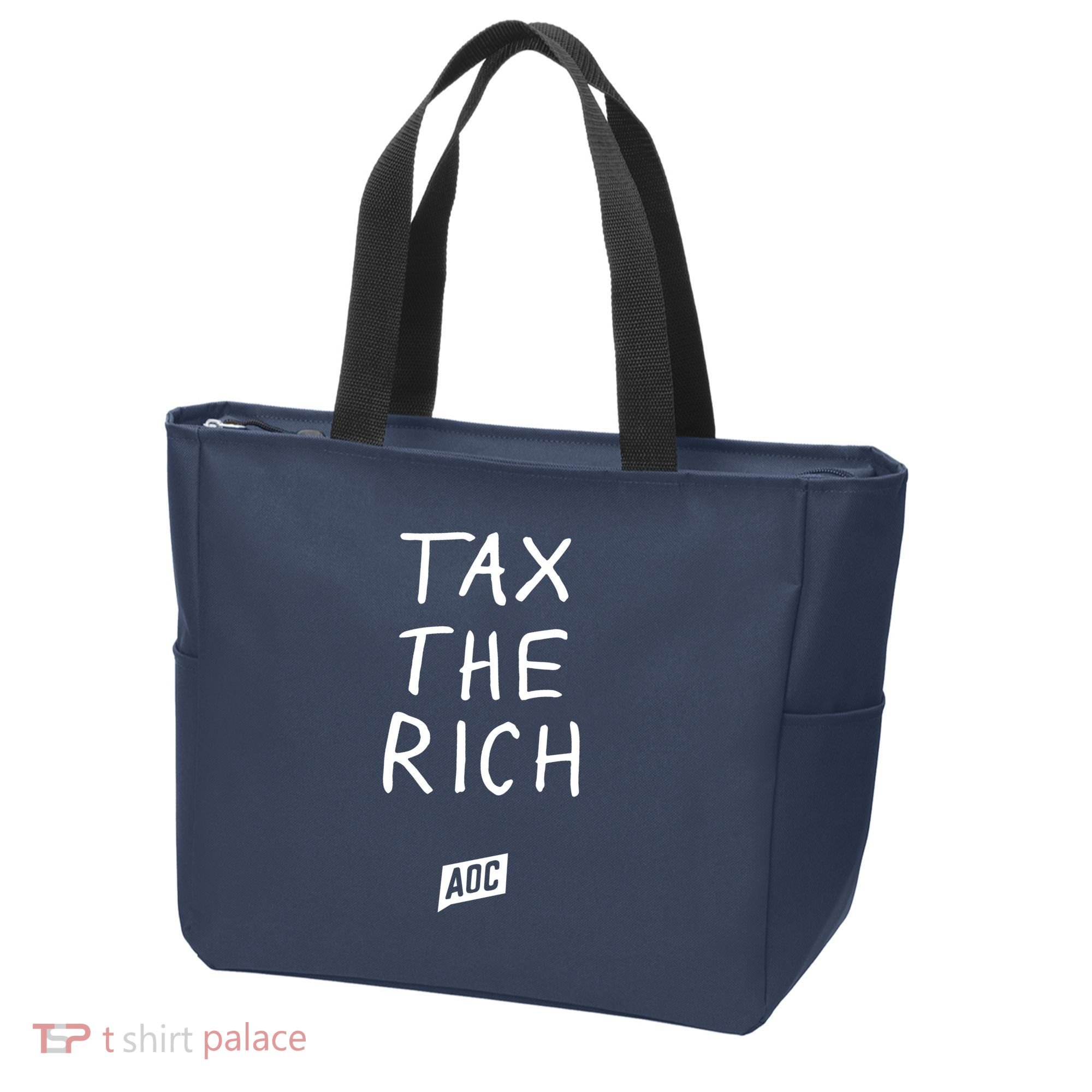 Tax The Rich AOC Tote Bag