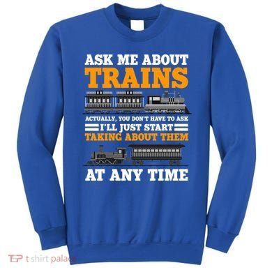 Train Traintracks Rail System Railroads Track Railcar Gift Sweatshirt