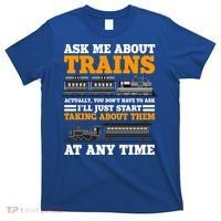 Train Traintracks Rail System Railroads Track Railcar Gift T-Shirt thumb 0