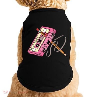 Top Tunes Retro 80s Back To School Doggie Tank