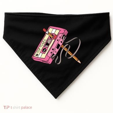 Top Tunes Retro 80s Back To School USA-Made Doggie Bandana