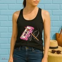 Top Tunes Retro 80s Back To School Women's Tank Top thumb 2