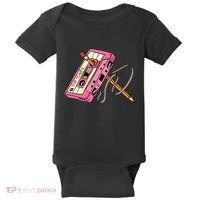Top Tunes Retro 80s Back To School Baby Bodysuit thumb 0