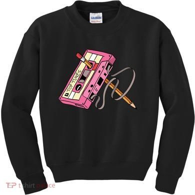 Top Tunes Retro 80s Back To School Kids Sweatshirt