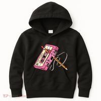 Top Tunes Retro 80s Back To School Kids Hoodie thumb 0