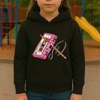 Top Tunes Retro 80s Back To School Kids Hoodie thumb 3