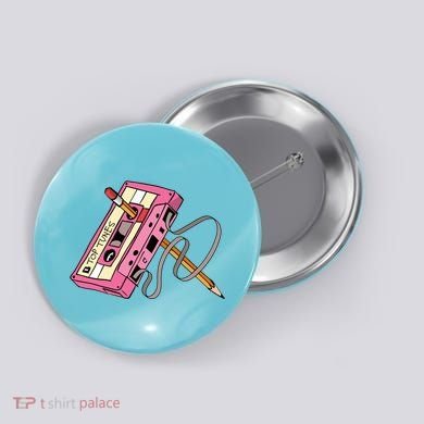 Top Tunes Retro 80s Back To School Button