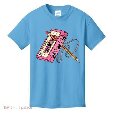 Top Tunes Retro 80s Back To School Kids T-Shirt