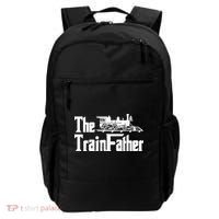 The Trainfather  Railroad Model Train Collector Conductor Backpack thumb 0