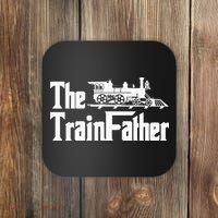 The Trainfather  Railroad Model Train Collector Conductor Coaster thumb 0
