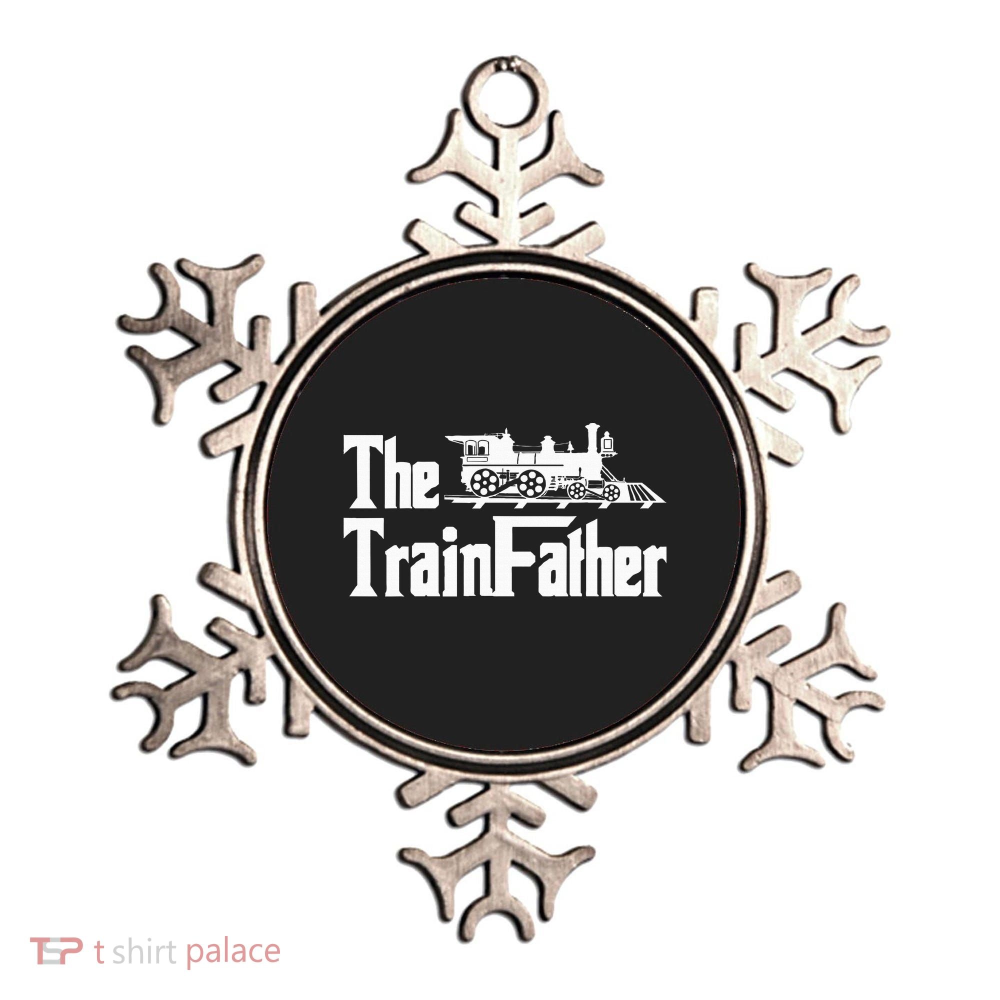 The Trainfather  Railroad Model Train Collector Conductor Ornament
