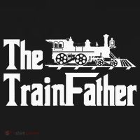 The Trainfather  Railroad Model Train Collector Conductor Women's Tank Top thumb 5