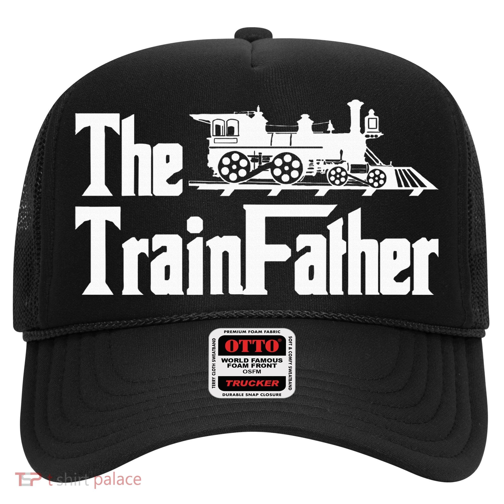 The Trainfather  Railroad Model Train Collector Conductor Hat