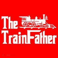 The Trainfather  Railroad Model Train Collector Conductor Santa Hat thumb 1