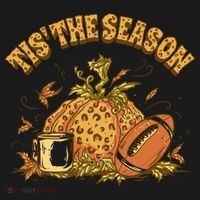 Tis The Season Football Pumpkin Coaster thumb 2
