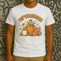 Tis The Season Football Pumpkin T-Shirt thumb 3