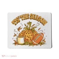 Tis The Season Football Pumpkin Mousepad thumb 0