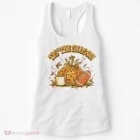 Tis The Season Football Pumpkin Women's Tank Top thumb 0