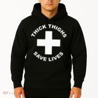 Thick Thighs Save Lives Gym Workout Thick Thighs Hoodie thumb 2