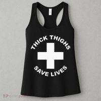 Thick Thighs Save Lives Gym Workout Thick Thighs Women's Tank Top thumb 3