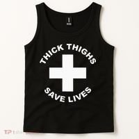 Thick Thighs Save Lives Gym Workout Thick Thighs Tank Top thumb 2