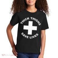 Thick Thighs Save Lives Gym Workout Thick Thighs Kids T-Shirt thumb 2