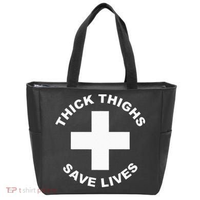 Thick Thighs Save Lives Gym Workout Thick Thighs Tote Bag