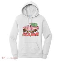 Tis The Season Retro Truck Christmas Women's Hoodie thumb 0