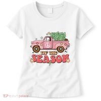 Tis The Season Retro Truck Christmas Women's T-Shirt thumb 0