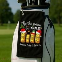 Tis The Season For Tamales Golf Towel thumb 2
