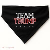 Team Trump Shirts Maga Trump Support Republican USA-Made Doggie Bandana thumb 0