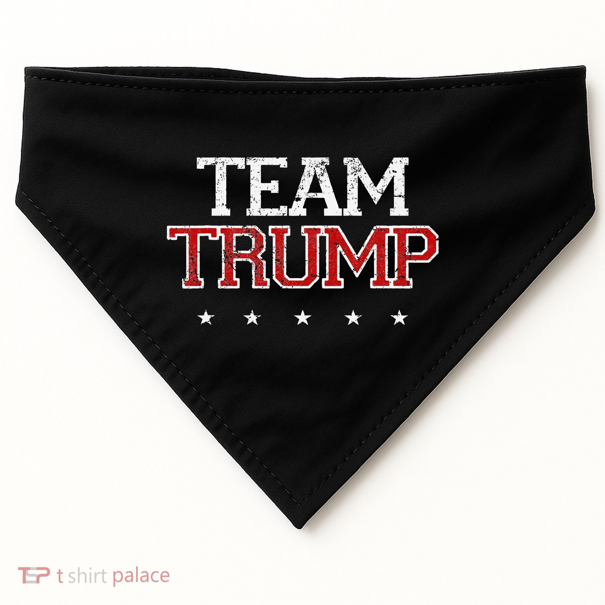 Team Trump Shirts Maga Trump Support Republican USA-Made Doggie Bandana