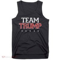 Team Trump Shirts Maga Trump Support Republican Tank Top thumb 0