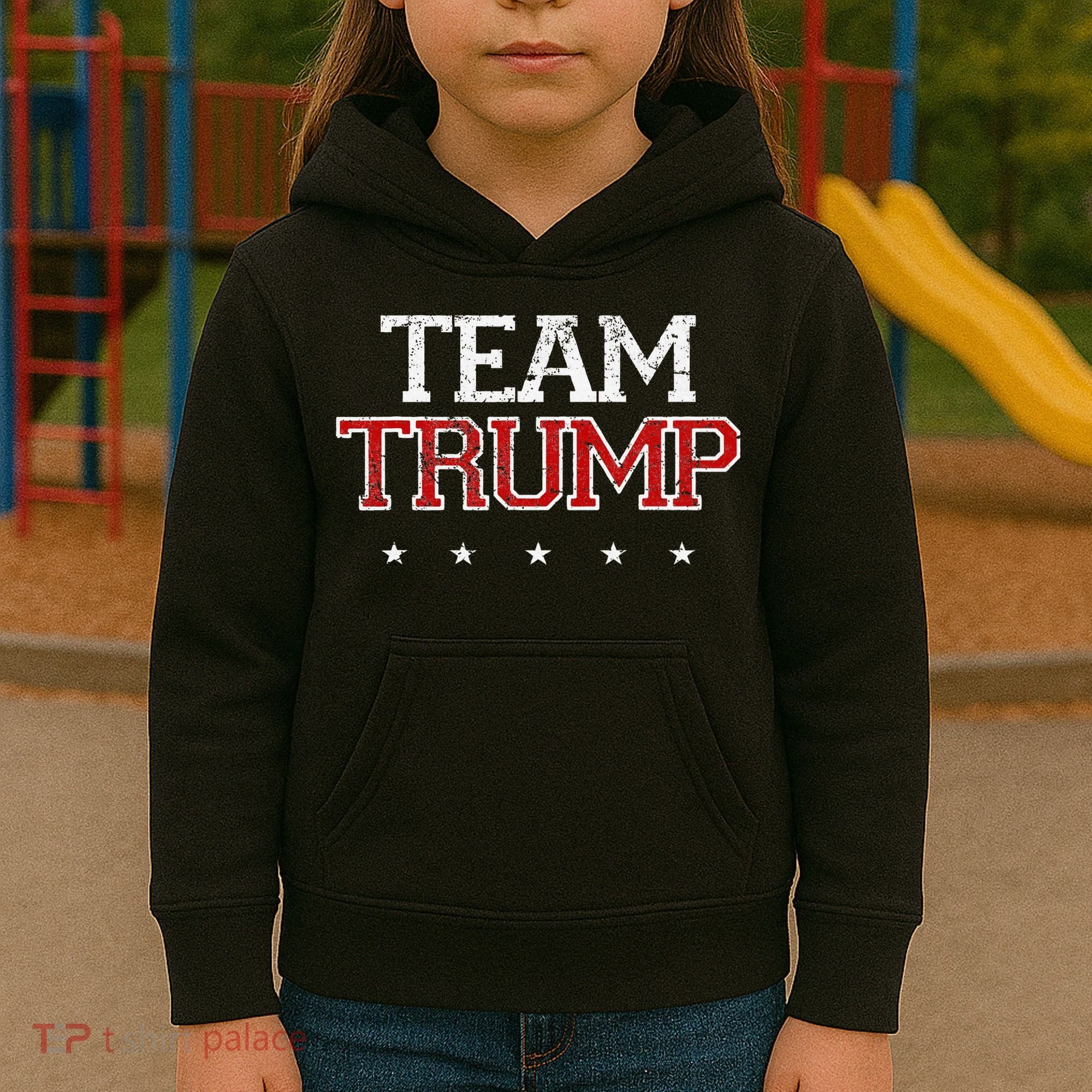 Team Trump Shirts Maga Trump Support Republican Kids Hoodie