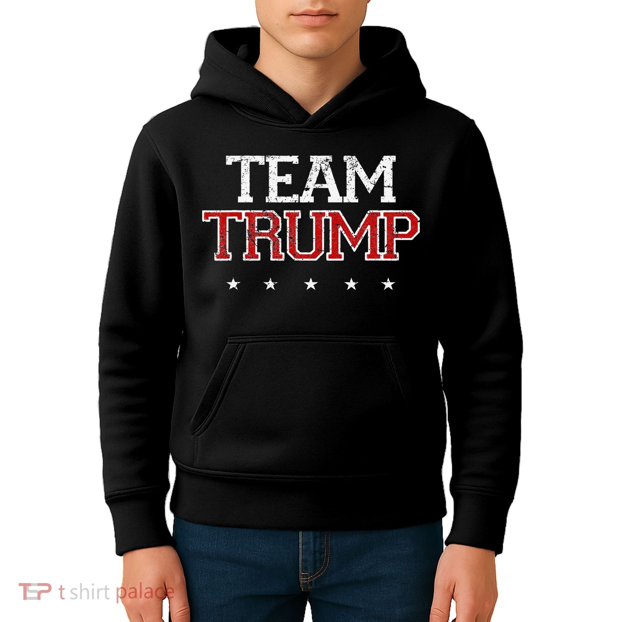 Team Trump Shirts Maga Trump Support Republican Kids Hoodie