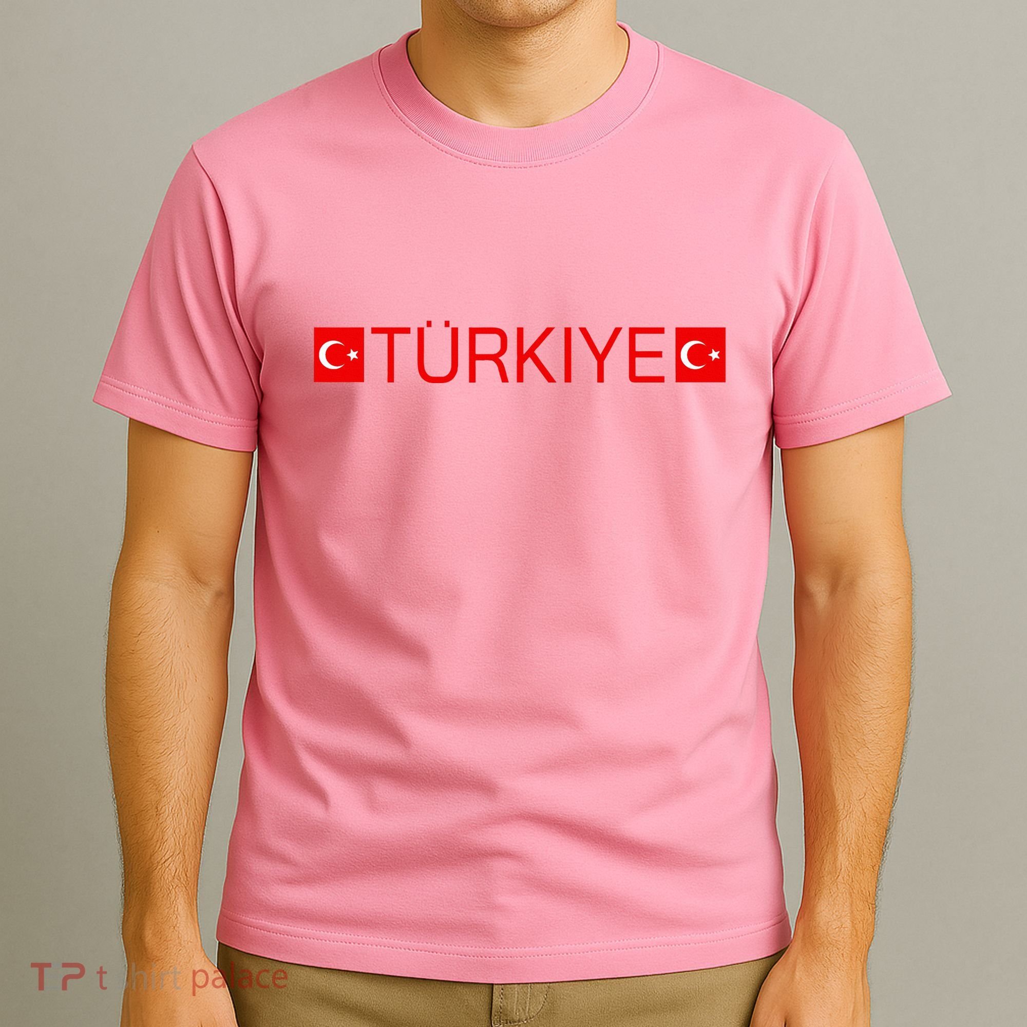 Turkiye Turkish Sports Jersey Style Turkey Flag T-Shirt