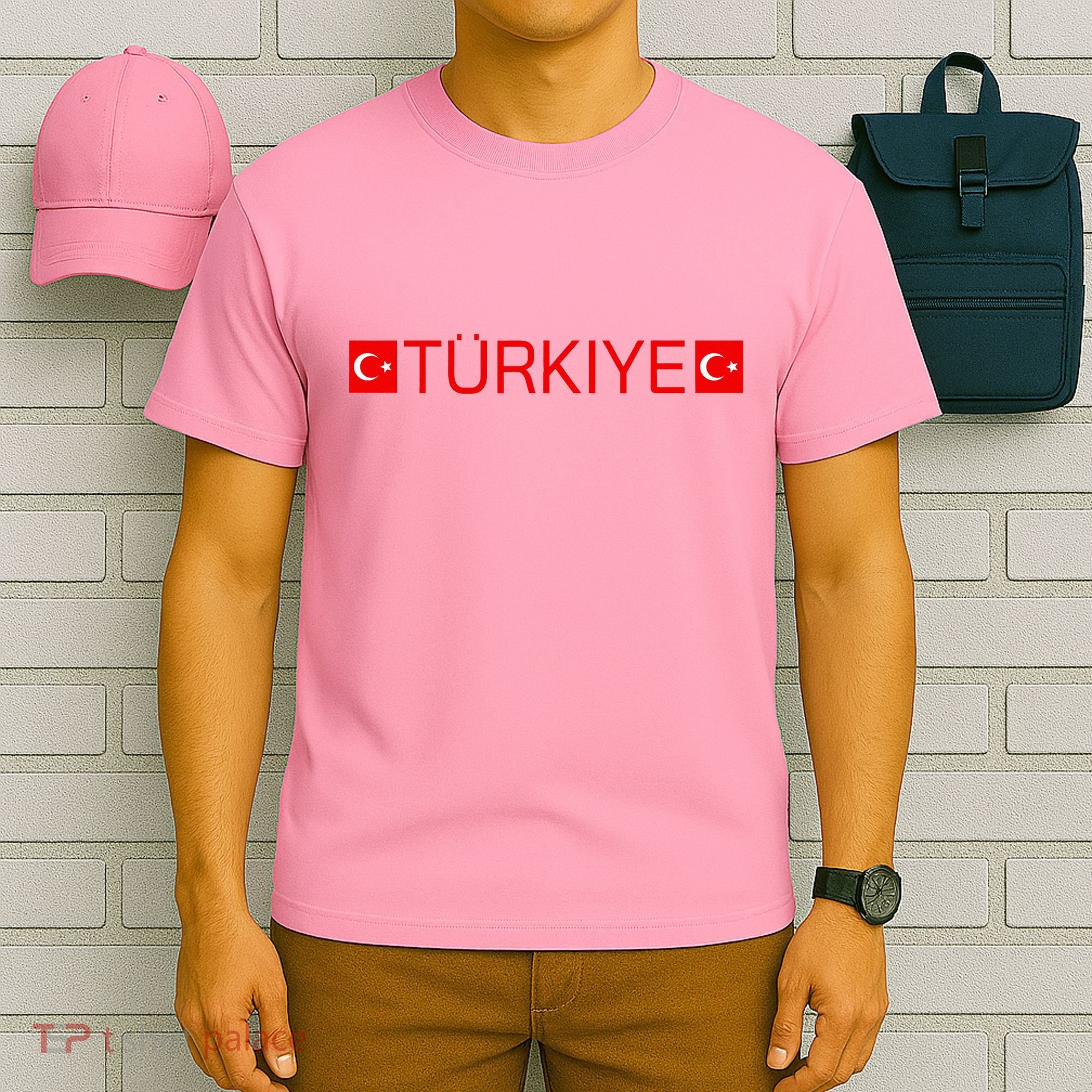 Turkiye Turkish Sports Jersey Style Turkey Flag T-Shirt