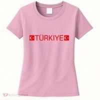 Turkiye Turkish Sports Jersey Style Turkey Flag Women's T-Shirt thumb 0