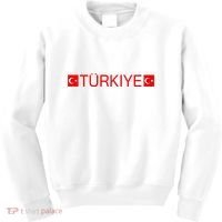Turkiye Turkish Sports Jersey Style Turkey Flag Kids Sweatshirt thumb 0