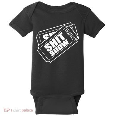 Two tickets shit show Baby Bodysuit
