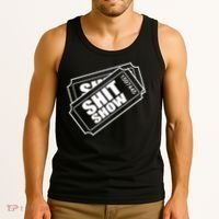Two tickets shit show Tank Top thumb 3