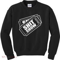 Two tickets shit show Kids Sweatshirt thumb 0
