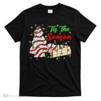 Tis' The Season Christmas Tree Cakes Debbie Xmas T-Shirt thumb 0