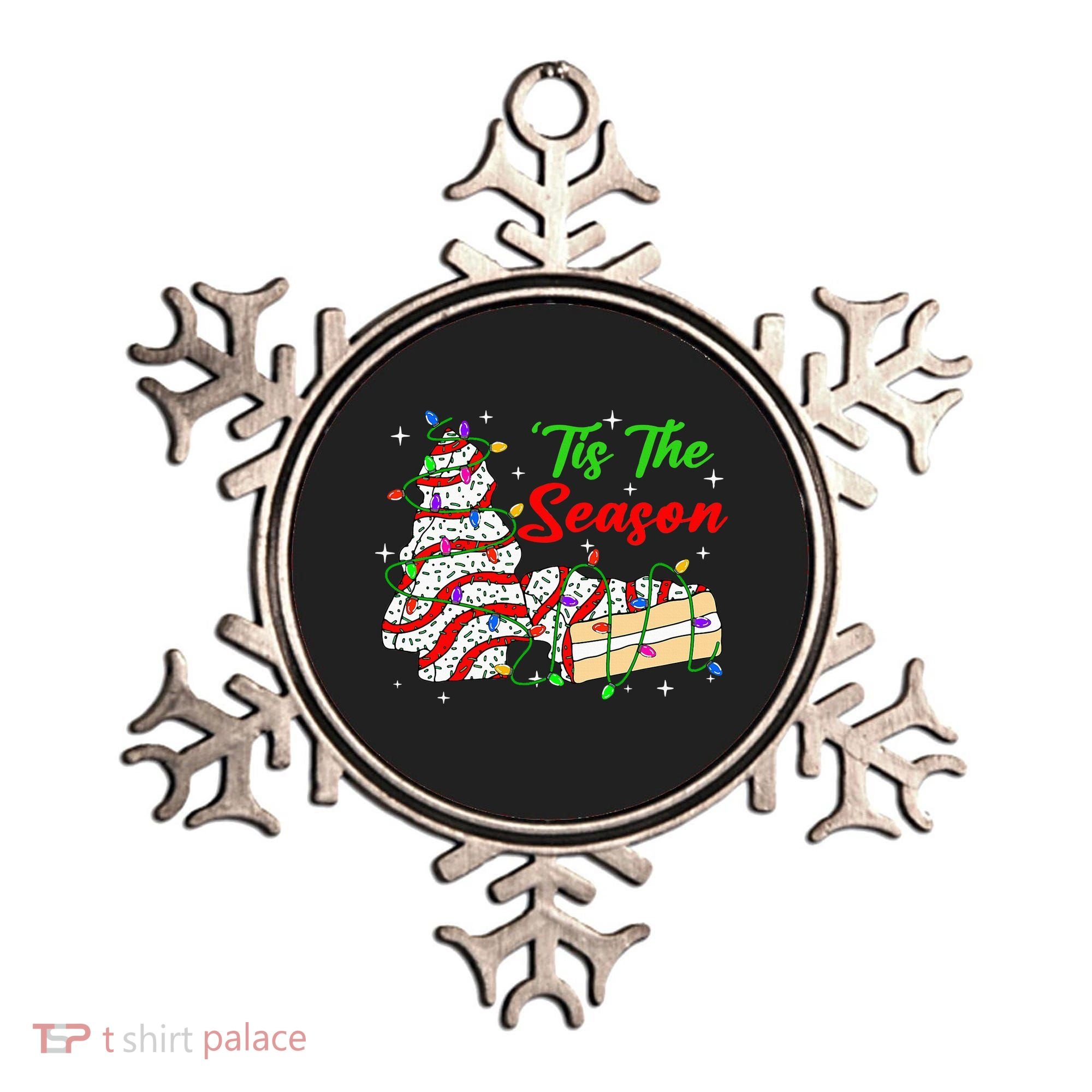 Tis' The Season Christmas Tree Cakes Debbie Xmas Ornament