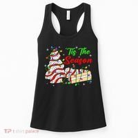 Tis' The Season Christmas Tree Cakes Debbie Xmas Women's Tank Top thumb 0
