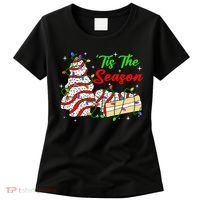 Tis' The Season Christmas Tree Cakes Debbie Xmas Women's T-Shirt thumb 0