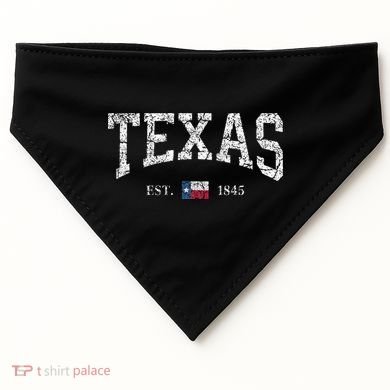 Texas  Texas State Flag Distressed USA-Made Doggie Bandana