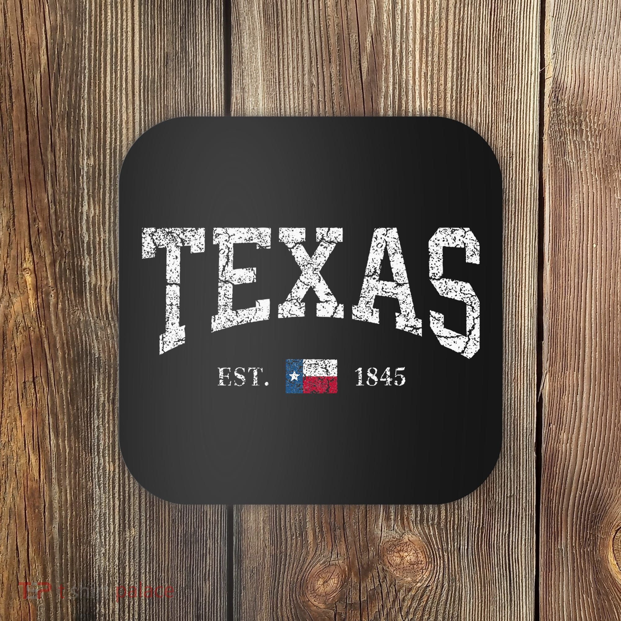 Texas  Texas State Flag Distressed Coaster