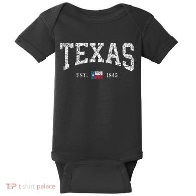 Texas  Texas State Flag Distressed Baby Bodysuit